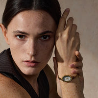 Steeletta Fashion Stainless Steel Ladies’ Watch – 18K Gold Plated