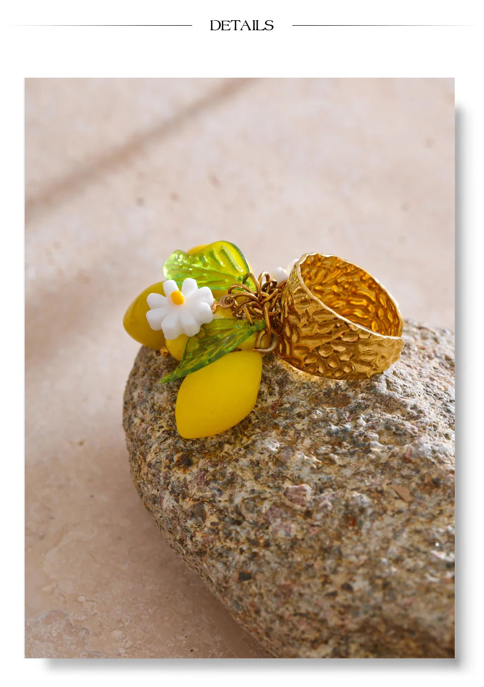 Fruity Trio Adjustable Ring