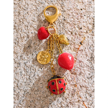 Sweet Ladybird Keychain