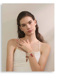 Fruity Bead Charm Bracelets