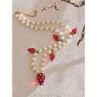 Strawberry Bead Charm Set