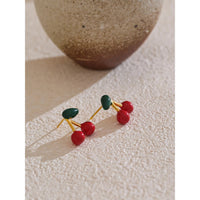 Cherry Charm Studs