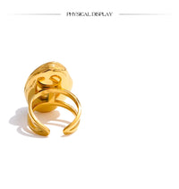 Lyra Vintage Baroque Pearl Ring