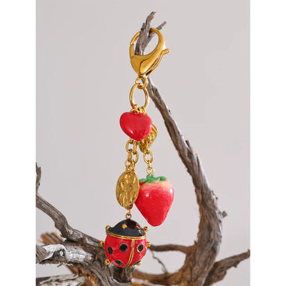 Sweet Ladybird Keychain