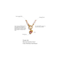 Amara Heart Pearl Necklace