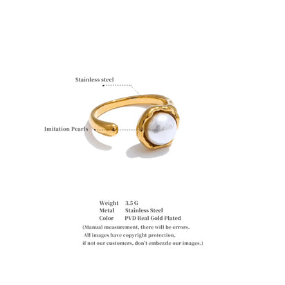Selene Pearl Ring