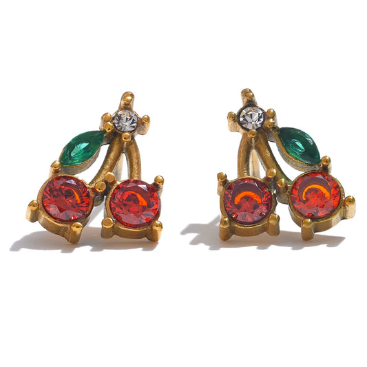Cherry Kiss Studs