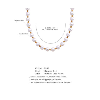 Liora Beaded Pearl Necklace