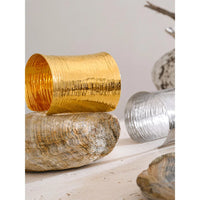 Steeletta Statement Big Wide Stainless Steel Bracelet