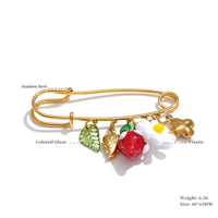 Fruity Heart Drop Pin