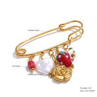 Fruity Heart Drop Pin