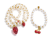 Fruity Bead Charm Bracelets