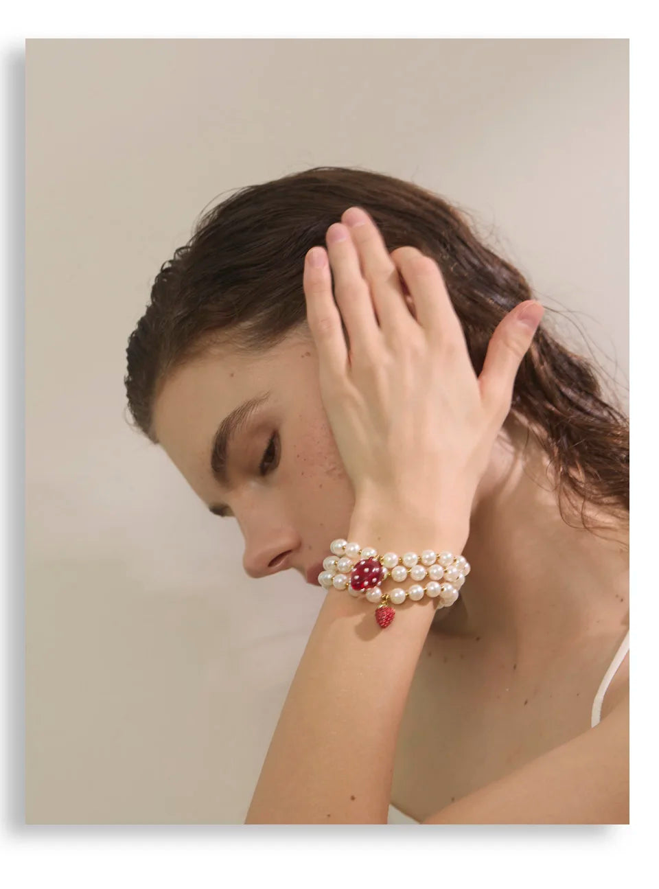 Fruity Bead Charm Bracelets