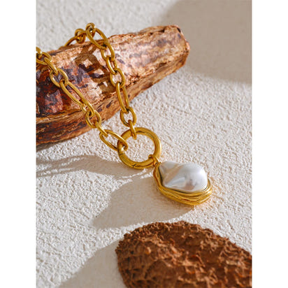 Lumina Pearl Pendant Necklace