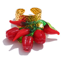 Fruity Trio Adjustable Ring