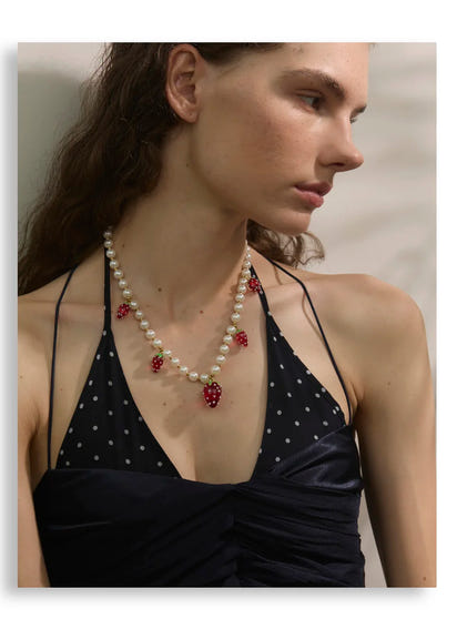 Strawberry Bead Charm Set