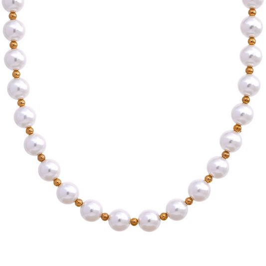 Liora Beaded Pearl Necklace