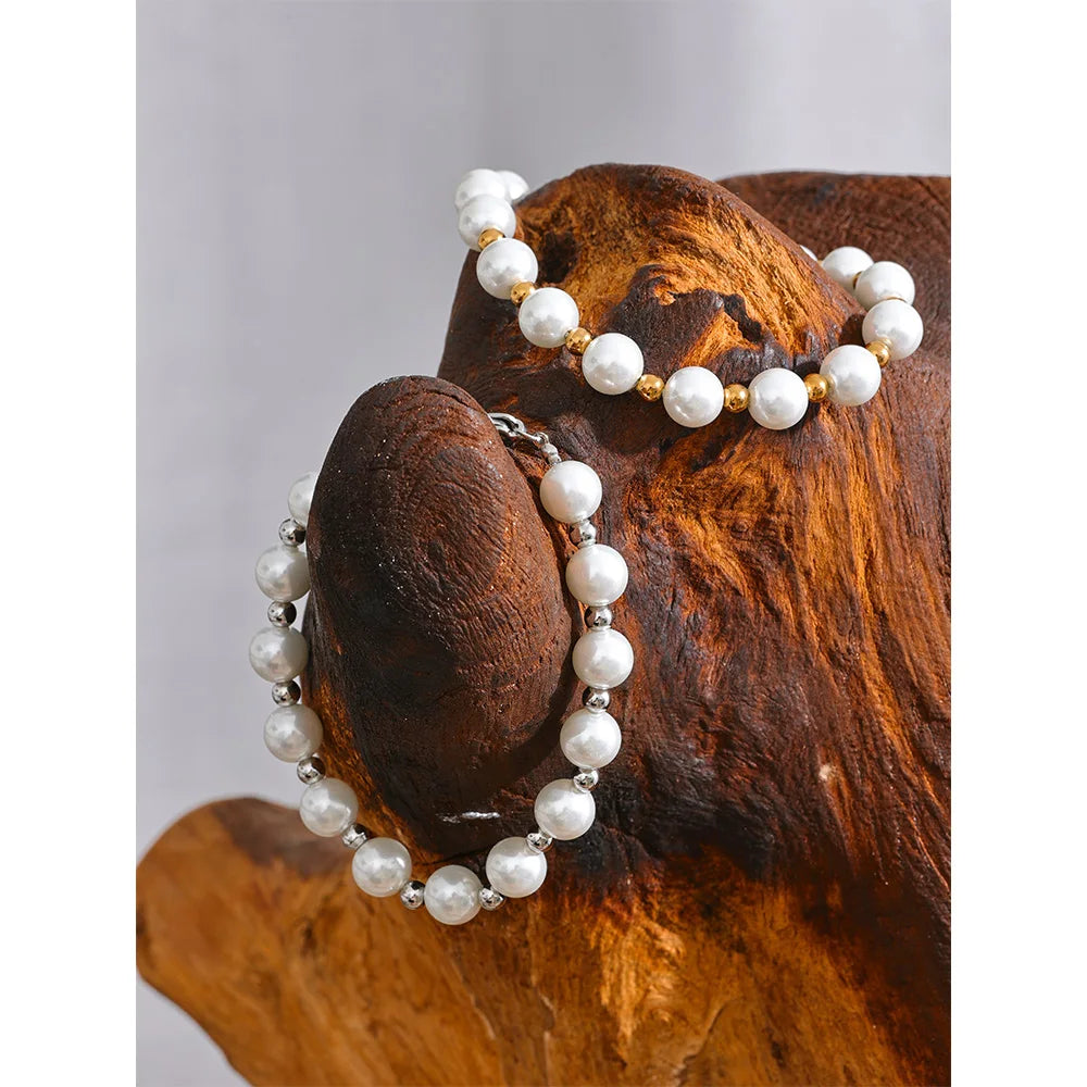 Hana Pearl Chain Bracelet