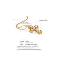 Celeste Cross Pearl Necklace