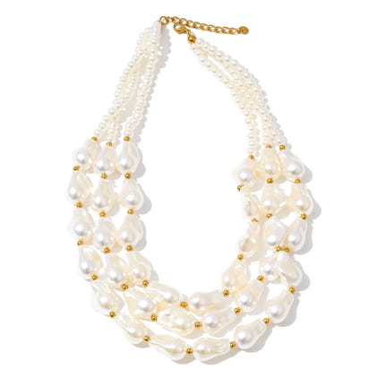 Selina Layered Pearl Necklace