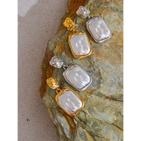 Selene Square Drop Earrings