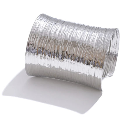 Steeletta Statement Big Wide Stainless Steel Bracelet