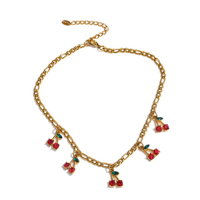 Cherry Glow Chain Set