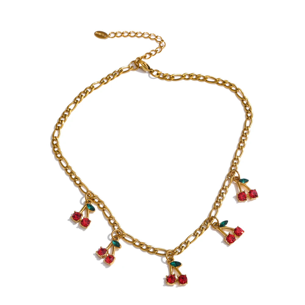 Cherry Glow Chain Set