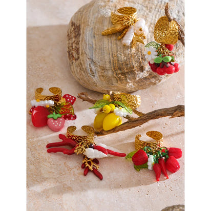 Fruity Trio Adjustable Ring