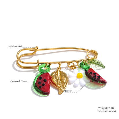 Fruity Heart Drop Pin