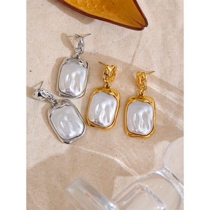 Selene Square Drop Earrings