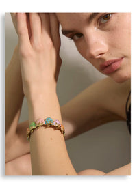 Sweet Strawberry Cuff Bracelet