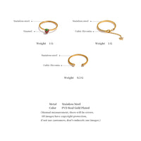 Strawberry Geometric Ring