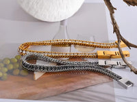 Aurora Ice 22cm Men’s CZ Chain Bracelet