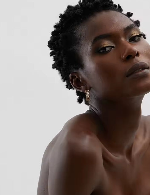 Aurora Ice AAA CZ Hoop Earrings