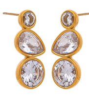 Aurora Ice AAA CZ Stud Earrings