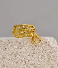 Aurora Ice Sterling Silver Clip-On Earrings