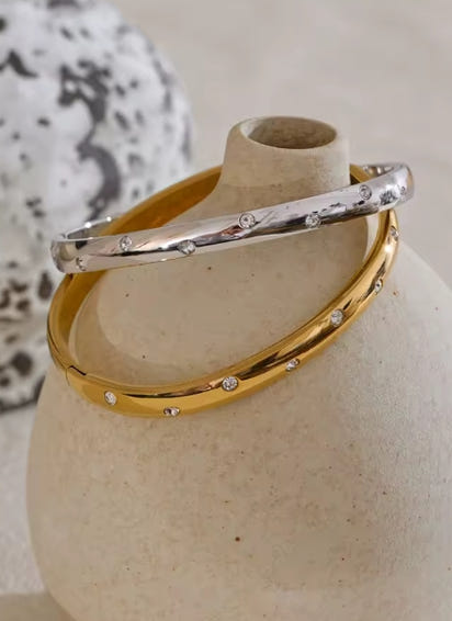 Aurora Ice CZ Fashion Bracelet Bangle