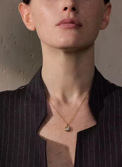 Aurora Ice CZ Pendant Necklace