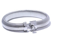 Aurora Ice Elastic CZ Metal Bracelet