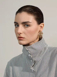 Aurora Ice Geometric CZ Stud Earrings