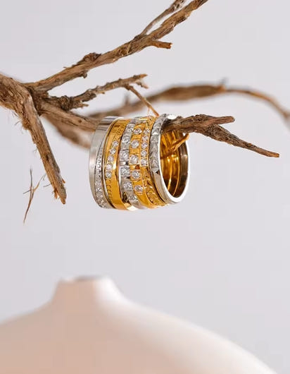 Aurora Ice Minimalist CZ Thin Ring