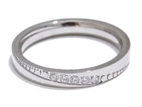 Aurora Ice Minimalist CZ Thin Ring