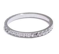 Aurora Ice Minimalist CZ Thin Ring