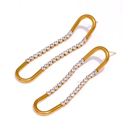 Aurora Ice Luxury CZ Drop Earrings