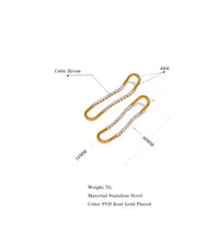 Aurora Ice Luxury CZ Drop Earrings