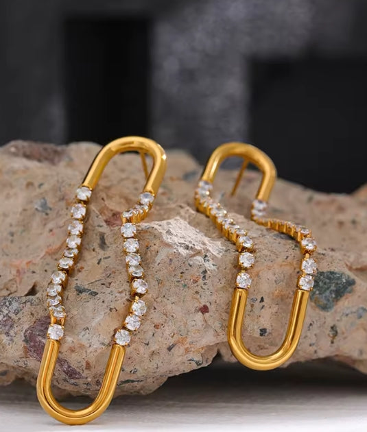 Aurora Ice Luxury CZ Drop Earrings