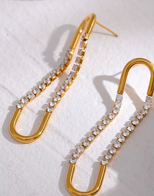 Aurora Ice Luxury CZ Drop Earrings