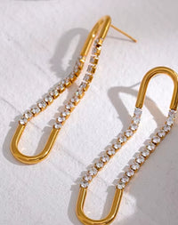 Aurora Ice Luxury CZ Drop Earrings