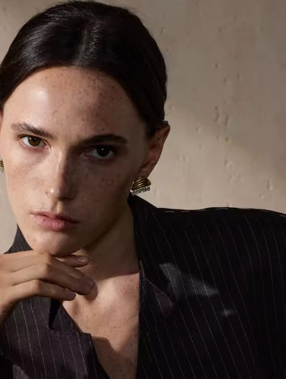 Aurora Ice Geometric Drop AAA CZ Earrings